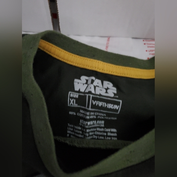 Star Wars Rogue One Rebels Drawn Graphic Tee Green T-Shirt Men's XL - Picture 2 of 4